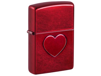 66075 Stamped Heart Design Zippo zapalovac