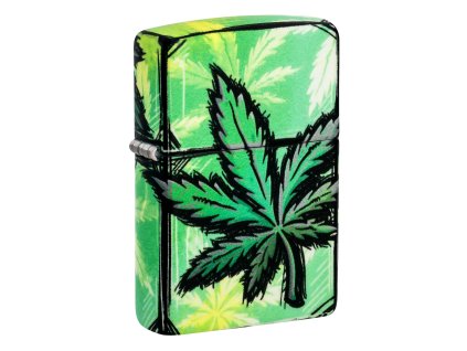 Glowing Leaves Design Zippo