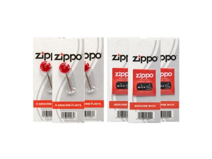 zippo kaminky knoty set