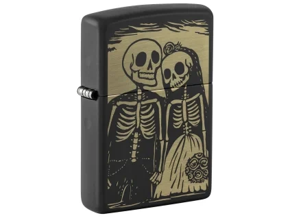 66135 Skeleton Wedding Zippo