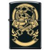 Biker Skull Zippo zapaľovač 26978