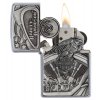 25030 zippo harley davidson motor flag 2