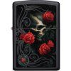 Anne Stokes Rose Skull Zippo