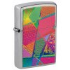 25648 neon pattern zippo