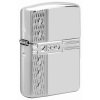 Sterling Silver Zippo Diamond Design 28026