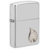 Sterling Silver Flame Emblem Zippo 28027