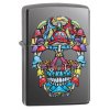 skull design zippo 25564