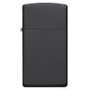 26111 slim black matte zippo 2