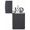 26111 slim black matte zippo 3