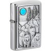 Wolf Blue Moon Zippo 21045