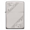 Sterling Silver Diagonal Filigree Zippo 28025  Stříbrný Zippo zapalovač