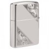 Sterling Silver Diagonal Filigree Zippo 28025  Stříbrný Zippo zapalovač