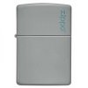 Flat Grey Zippo Logo 26948