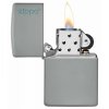 Flat Grey Zippo Logo 26948