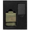 Sada Tactical puzdro & Black Crackle Zippo - zelená 30056
