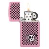 Checkered skull zippo zapalovac 3