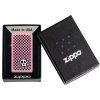 Checkered skull zippo zapalovac 5