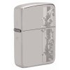 Sterling Silver Herringbone Filigree Zippo 28028