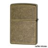 antique brass zippo zadní strana