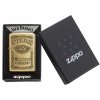 jack daniels label brass zippo 24146 4