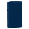 zippo navy matte slim 26916
