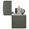 green matte zippo 26041 3