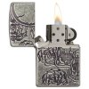 Skull Roses Zippo 27141