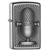 "On Air" Microphone Retro Emblem Zippo