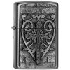 Zippo Used Cross Heart 20408