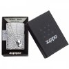 Spider Web Skull Design Zippo 22070