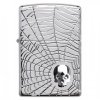 Spider Web Skull Design Zippo 22070