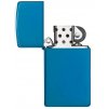 high polish blue zippo slim 5