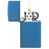 high polish blue zippo slim3