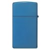 zippo high polish blue slim zadni strana