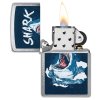 zippo shark design zapalovac 4