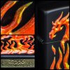 Zippo Flaming Dragon Design 26845