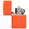 26690 neon orange zippo 3