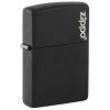26092 zippo logo black matte zapalovac