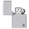 Armor High Polish Chrome Flame Design Zippo 4