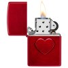 66075 Stamped Heart Design Zippo zapalovac 3