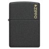 26208 Black Crackle Zippo Logo2