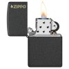 26208 Black Crackle Zippo Logo 3