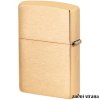 brushed brass zippo zadní strana