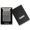Cross Pattern Antique Silver Zippo zapalovac 5
