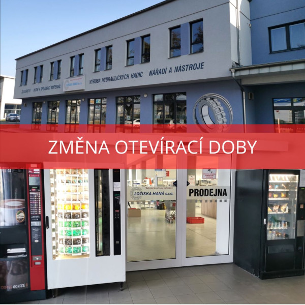 Změna otevírací doby