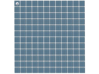 Mozaika L19 skleněná modrá 29,7x29,7cm sklo