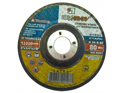 LUGA ABRASIVE Kotouč brusný na ocel | 115x6,0x22,2 mm