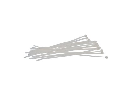 XTLINE Vázací pásky nylonové bílé | 120x2,5 mm, 1bal/50ks