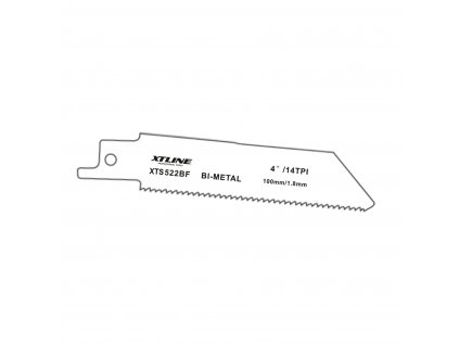XTLINE Pilové plátky mečové Bimetal | 100x19x0,9 mm, 14 Tpi (1bal/5ks)