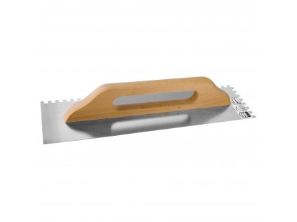 STAVTOOL Hladítko nerezové zubové | 480x130 mm, zub 4x4 mm